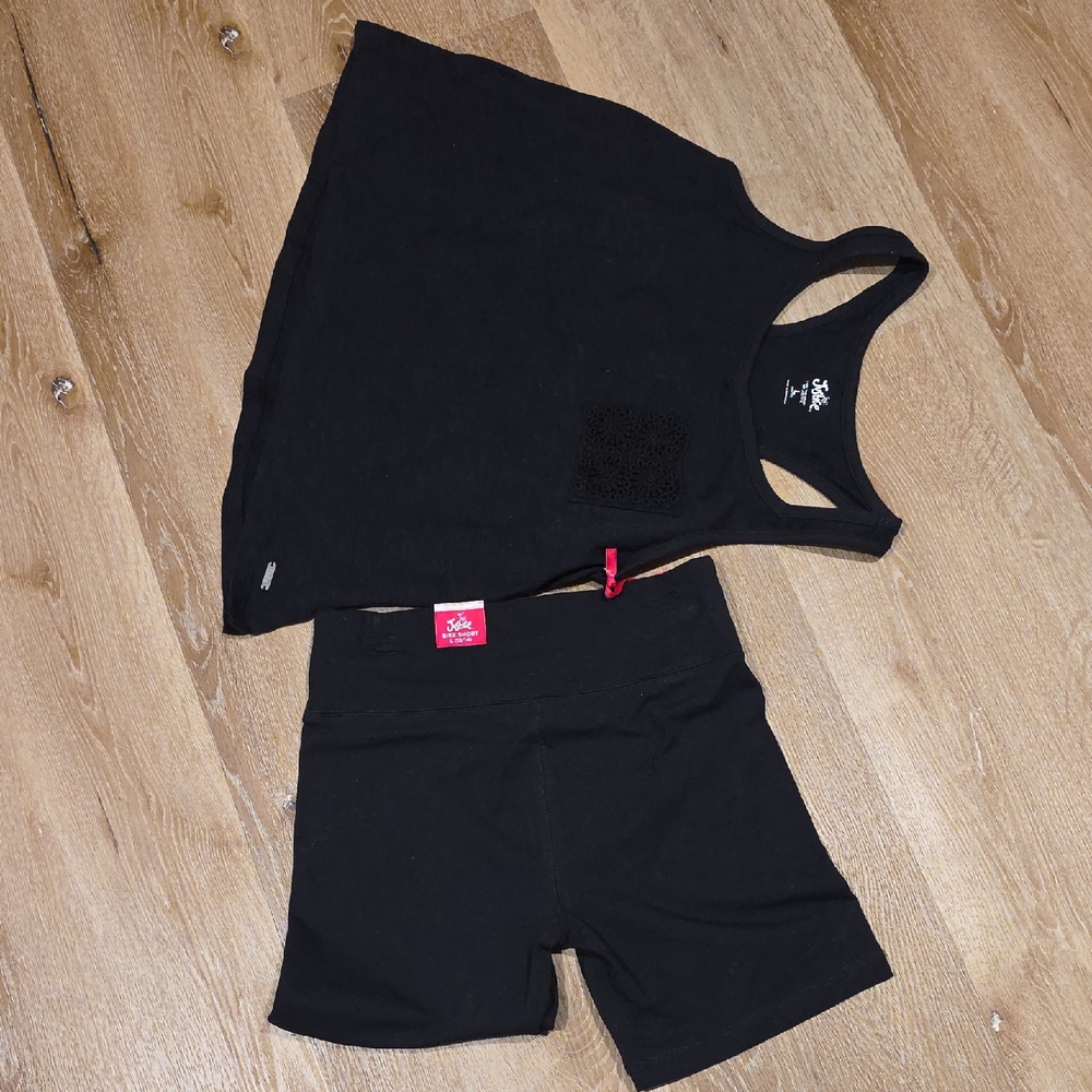 Justice Black Bike Shorts